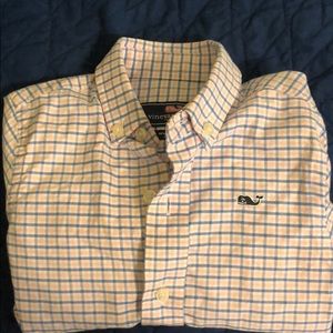 Boys vineyard vines button down shirt